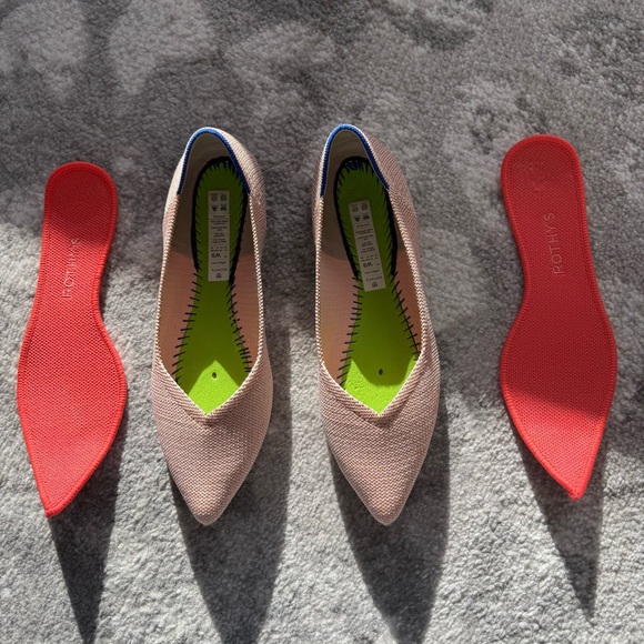 Rothy’s Rose Metallic points, size 9 - Picture 4 of 5
